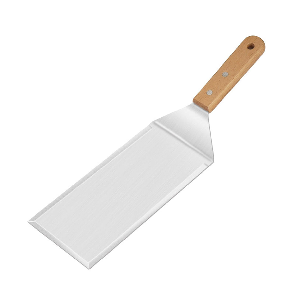 Maxbell Professional Grill Griddle Spatula Wooden Handle Heavy Duty for Bacon Steak