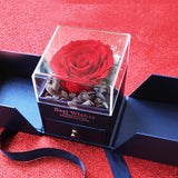 Maxbell Natural Preserved Rose Eternal Rose for Valentines Day Mothers Day Women red