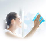 Maxbell Double-Sided Magnetic Glass Cleaner Cleaning Tool for High-Rise Glass Blue