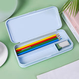 Maxbell PP Stationery Box Pencils Box Organizer Sturdy Compact for Kids Adults Blue