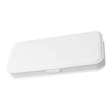 Maxbell PP Stationery Box Pencils Box Organizer Sturdy Compact for Kids Adults White
