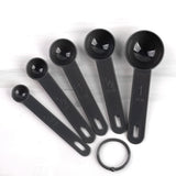 Maxbell 10x Measuring Spoons & Cups Coffee Scoops Teaspoon with Scale Pink