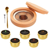 Maxbell Cocktail Smoker Kit Creative Wooden Cold for Mixology Cheese Home Kitchen