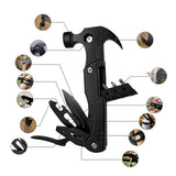 Maxbell Folding Claw Hammer Hand Tools Men Gifts for Emergency Car Repair