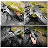 Maxbell Folding Claw Hammer Hand Tools Men Gifts for Emergency Car Repair