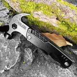 Maxbell Folding Claw Hammer Hand Tools Men Gifts for Emergency Car Repair