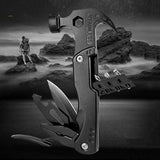 Maxbell Folding Claw Hammer Hand Tools Men Gifts for Emergency Car Repair