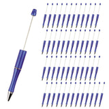 Maxbell 50x Bead Pens Ballpoint Pen Ball Pen for Office School  Blue
