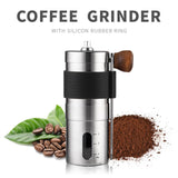 Maxbell Manual Coffee Grinder Stainless Steel Ceramic Burr Hand Crank Grinder