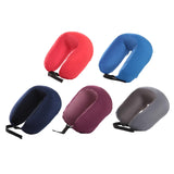 Maxbell Travel Neck Pillow Sleeping Neck Support Neck Cushion for Planes Red