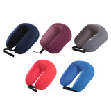 Maxbell Travel Neck Pillow Sleeping Neck Support Neck Cushion for Planes Red