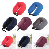 Maxbell Travel Neck Pillow Sleeping Neck Support Neck Cushion for Planes Red