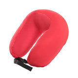 Maxbell Travel Neck Pillow Sleeping Neck Support Neck Cushion for Planes Red