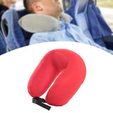 Maxbell Travel Neck Pillow Sleeping Neck Support Neck Cushion for Planes Red