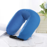 Maxbell Travel Neck Pillow Sleeping Neck Support Neck Cushion for Planes Blue