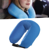 Maxbell Travel Neck Pillow Sleeping Neck Support Neck Cushion for Planes Blue