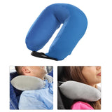 Maxbell Travel Neck Pillow Sleeping Neck Support Neck Cushion for Planes Blue