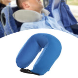 Maxbell Travel Neck Pillow Sleeping Neck Support Neck Cushion for Planes Blue