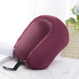 Maxbell Travel Neck Pillow Sleeping Neck Support Neck Cushion for Planes Purple