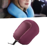 Maxbell Travel Neck Pillow Sleeping Neck Support Neck Cushion for Planes Purple