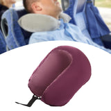 Maxbell Travel Neck Pillow Sleeping Neck Support Neck Cushion for Planes Purple