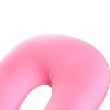 Maxbell U Shaped Travel Neck Pillow Comfortable Foam Pillow for Flights  Pink