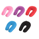 Maxbell U Shaped Travel Neck Pillow Comfortable Foam Pillow for Flights  Pink