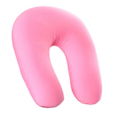 Maxbell U Shaped Travel Neck Pillow Comfortable Foam Pillow for Flights  Pink