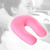 Maxbell U Shaped Travel Neck Pillow Comfortable Foam Pillow for Flights  Pink