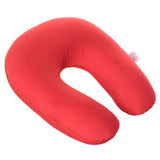 Maxbell U Shaped Travel Neck Pillow Comfortable Foam Pillow for Flights  Red