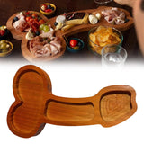 Maxbell Aperitif Board Wooden Cheese Board Platter Serving Tray  Left L