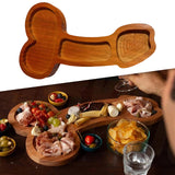 Maxbell Aperitif Board Wooden Cheese Board Platter Serving Tray  Left L