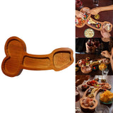 Maxbell Aperitif Board Wooden Cheese Board Platter Serving Tray  Left L