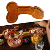 Maxbell Aperitif Board Wooden Cheese Board Platter Serving Tray  Right L