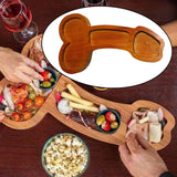 Maxbell Aperitif Board Wooden Cheese Board Platter Serving Tray  Right L