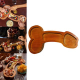 Maxbell Aperitif Board Wooden Cheese Board Platter Serving Tray  Right L