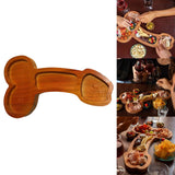 Maxbell Aperitif Board Wooden Cheese Board Platter Serving Tray  Right L