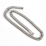 Maxbell Stainless Steel Car Exhaust Pipe Silence Bafflers Kit with Clamps 120cm