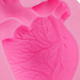 Maxbell Silicone Fondant Molds DIY Resin Chocolate Mold for Baking Heart Pink