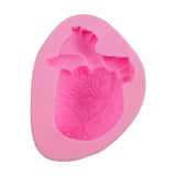Maxbell Silicone Fondant Molds DIY Resin Chocolate Mold for Baking Heart Pink