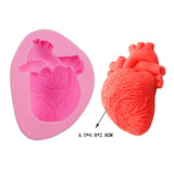 Maxbell Silicone Fondant Molds DIY Resin Chocolate Mold for Baking Brain Light Gray