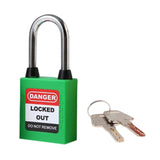 Maxbell Lockout Tagout Locks Safety Padlocksteel Shackle Lightweight Green