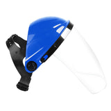 Maxbell Face Shield Hands Free Adjustable Head Mounted Eyes and Face Protective Blue
