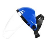 Maxbell Face Shield Hands Free Adjustable Head Mounted Eyes and Face Protective Blue