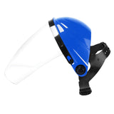 Maxbell Face Shield Hands Free Adjustable Head Mounted Eyes and Face Protective Blue