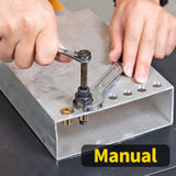 Maxbell Cordless Riveting Drill Adapter Head M3-M10 Steel for Air Rivet Gun Kit M10