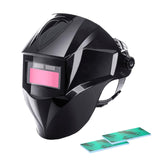 Maxbell Solar Powered Auto Darkening Welding Helmet Mask for ARC Welding Blue