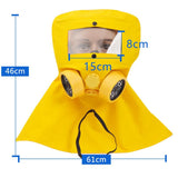 Maxbell Sand Blasting Hood Dust Protective Face Protective Face Mask Large Lens