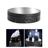 Maxbell Electronic 360 Degree Rotating Turntable Jewelry Holder for Jewelry Cake Black