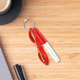 Maxbell Foldable Scissors KeyChain Silver Metal Scissor Nurse Pen Set Multicolor